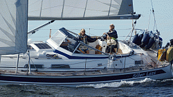Siller Lass at sea