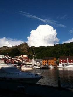 Halden med Fredriksten festning