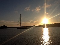 Evening view, just before sunset