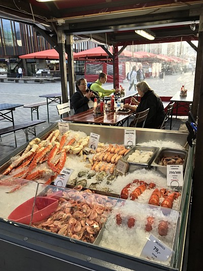 The fish market in Bergen