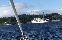 Norge at anchor