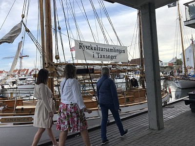 Skudeneshavn harbour at festival time